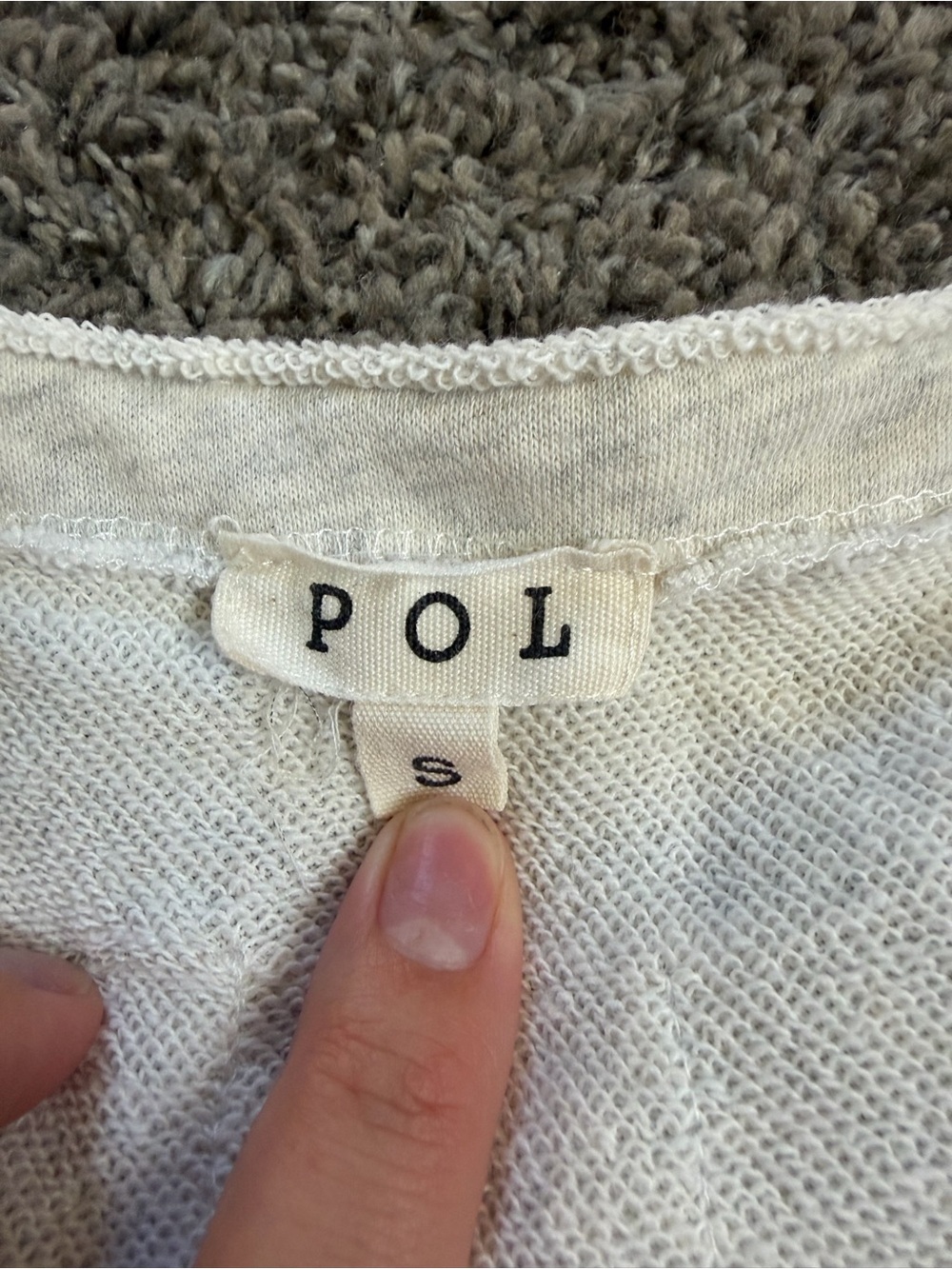 POL Oatmeal Pullover - Picture 2 of 3